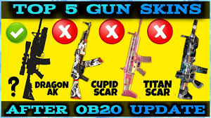 Ek tarfa 3d song montage 3d freefire best edited beat sync montage god of garena hindi montage. Top 5 Gun Skins In Free Fire After Ob20 Update Youtube