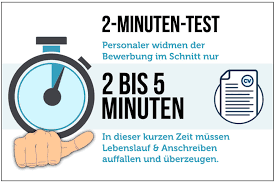 2 Minuten Test Besteht Ihre Bewerbung Den