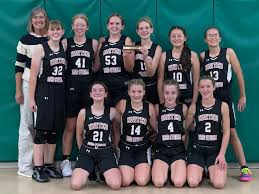United 8th grade girls…conference CHAMPS! They beat #1 Cambridge 13-12 in a  nail biter!