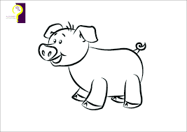 Pin By Cheryl On Animais Atividades Para O Idoso Colorir Pig Cartoon Drawings Cartoon Style Drawing