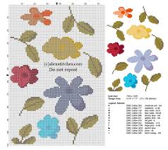 Buongiorno a tutte voi ricamine, lo so, sono stata un po assente ultimamente, anche nei commenti. Small Flower Cross Stitch Pattern Free Novocom Top