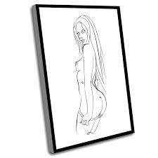 Amazon.com: Erotic Body Line Art,Naked Woman Wall Art,Get Naked Print,Woman  Drawing Print,Simple Wall Art,Nudeart,Feminine Print,Woman Artwork,Sexy Art, Artwork Adult,8x12 Inch Framed Wall Art: Posters & Prints