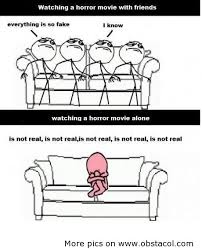 Watching A Horror Movie With Friends Scary Movies Friends Funny Funny Meme Pictures