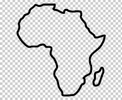 Ever heard of the victoria falls? Africa Blank Map Png Clipart Africa Area Black Black And White Blank Free Png Download