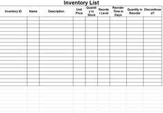 7 Best Jewelry Inventory Template Samples Images