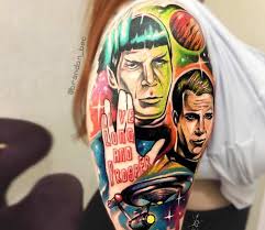 If there's one thing we know about star trek fans,. Star Trek Tattoo By Brandon Bec Post 24229