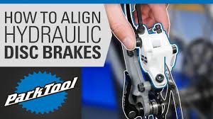 Hydraulic brake alignment is a relatively simple procedure, but there are several other things that see our article on disc brake rotor removal & installation to learn how to properly secure them. Hydraulic Disc Brake Alignment Park Tool