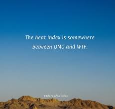 This one's gonna be a scorcher. 60 Hot Weather Quotes To Beat The Heat The Random Vibez