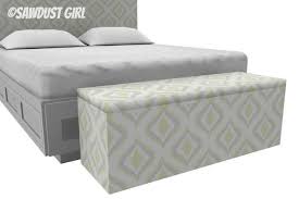 Buy products such as mainstays mates storage bed with bookcase headboard, twin, cinnamon cherry at walmart and save. King Size Upholstered Storage Bench Sawdust Girl