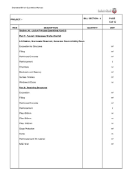 A bill of lading template is a foreign trade document which is highly consumed in transaction of this document provides details about type of goods, quantity and destination information about goods. B Sample Boq Drone Fest