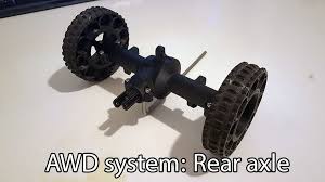 3d Printed Rc Truck V3 Single Rear Axle Single Wheels Setup By Mrcrankyface Axle 3d Printing Rc Trucks