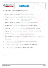 Nso Class 3 Sample Paper On Soil Worksheet 2 6th Grade Worksheets Nonfiction Text Features Lesson Word Problem Worksheets