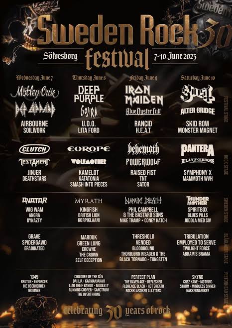 Sweden Rock Festival 2027: Mötley Crüe, Queens of the Stone Age και Alice Cooper ανάμεσα στα 51 πρώτα ονόματα
