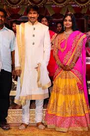 Gopichand S Wedding Reception Indian Groom Wear Traditional Outfits Groom Attire