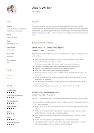 Tutor Resume Template Resume Examples Guided Writing Language Experience
