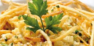 Espolvorea con perejil fresco picado. Receta De Bacalao A Bras Uno De Los Platos Favoritos De Los Portugueses