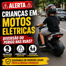 🚨🏍️ POLÊMICA NAS RUAS: Crianças pilotando motos elétricas preocupa moradores e especialistas O aumento do número de crianças conduzindo motos elétricas em vias públicas tem gerado preocupação entre pais, autoridades e moradores.
