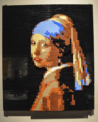 Several Famous Artworks Recreated With Lego Enpundit Lego Art Lego Sculptures Art