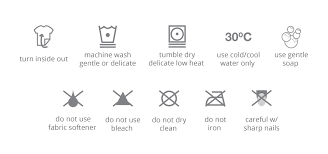 Washing signs symbols pictograms on laundry clothing textiles. Garment Care Instructions The Marena Group Llc