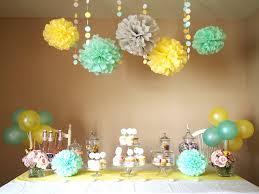 Yellow Mint Grey Baby Shower Yellow Mint Green Baby Shower Green Baby Shower