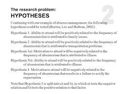 If our sample results do not support this null hypothesis, we should testing of hypotheses i. How To Write Hypothesis In Research Proposal