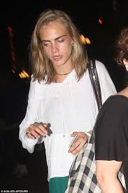 Maybe you would like to learn more about one of these? Cara Delevingne Shows Off Her New Haircut After Comic Con Afterparty In San Diego Daily Mail Online