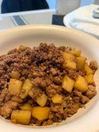 Chinese Style Mince Pork Potato Recipe By Elaine Chan Recipe Cooking Recipes Recipes Pork Recipes