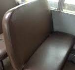 Seats from a School bus.