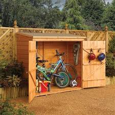Garden Wall Storage Chest Wooden Bike Storage Unit Garden Storage Outdoor Storage Sheds Bike Shed