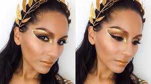 7 Halloween Makeup Ideas With Products You Already Own Goddess Costume Makeup Goddess Halloween Goddess Makeup