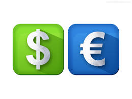 The name the euro was chosen in 1995 by a european council meeting in madrid. Dollar And Euro Currency Icons Psd Psdgraphics