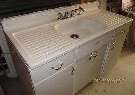 vintage kitchen sink porcelain over tin