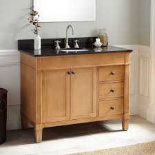 Black Bathroom Vanity With Marble Top 42 Marilla Oak Vanity Wood Bathroom Vanity Oak Vanity Bathroom 42 Inch Bathroom Vanity