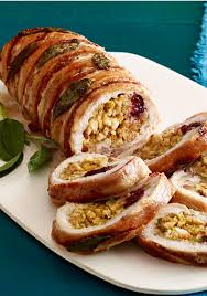 Take the tray out of the oven, baste the bird with the pan juices and lay the bacon rashers. Pin On Thanksgiving Recipes