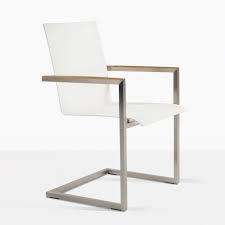 The chairs where well package!! Bruno Stainless Steel Dining Chair White Patio Furniture Teak Warehouse