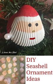 Simple Diy Shell Ornaments Seashell Christmas Ornaments Seashell Crafts Diy Christmas Ornaments