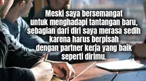 15 Kata Kata Perpisahan Untuk Rekan Kerja Dan Atasan Posbagus