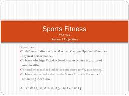 Sports Fitness Vo2 Max Ppt Video Online Download