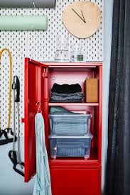 Lixhult Schrank Metall Rot 35x60 Cm Ikea Deutschland Ikea Germany Ikea Garderobe Metall