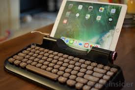 With the app, case and keyboard, the typewriter upgrade for the ipad costs significantly less than the purchase of an additional notebook or netbook. Hands On With The Vintage Inspired Rymek Bluetooth Keyboard Appleinsider