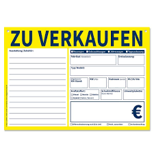 Marketing.denn anzeigenbeispiele, verkaufsschilder, mailings, handzettel zeigen, wie der makler vorgeht. Kfz Verkaufsschilder Din A3 13 Zeilen Fur Zubehor 2 Fach Gelocht Gelb Blau