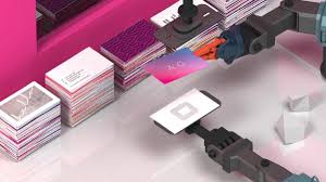 The red color is a deeper tone. Moo S New Nfc Enabled Paper Business Cards Design Milk