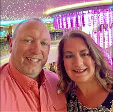 Cchs marching band performs in front of santa