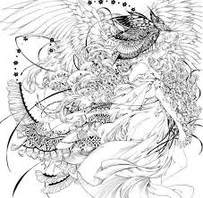 The Magic Of Lines By Yoyi Chinese Drawing And Illustrations Etsy Chinese Drawings Animal Totem Spirit Guides Fairy Coloring Pages