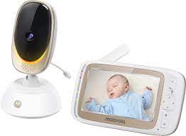 Motorola Video Baby Monitor With Wi Fi Camera And 5 Screen Gold White Comfort 85 Connect Best Buy