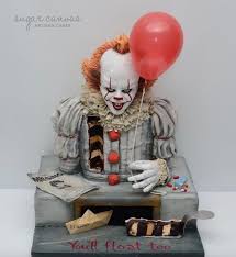 Pennywise The Dancing Clown Cake Cake By Sugar Canvas Clown Cake Horror Cake Cake Flavors