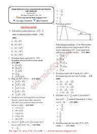 Pembahasan soal ujian nasional (un) tingkat sma bidang studi matematika ipa dengan pokok bahasan persamaan trigonometri, yaitu menentukan himpunan penyelesaian dari persamaan. Latihan Soal Un Matematika Trigonometri I