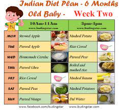 Indian Diet Plan For 6 Months Old Baby Ome Babies Will Take To It Right Away Others It Might Take A Few Months M Baby Food Diet Indian Diet 6 Month Baby Food