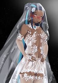 Pokemon wedding dress
