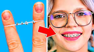Whether you need them for a costume or you there are a few methods to easily make fake braces. 29 Cool Rubber Band Hacks You Didn T Know Before Youtube